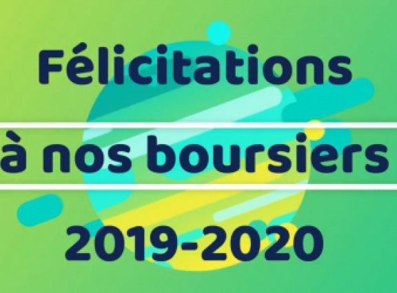 Félicitations aux boursiers de la FOMHM! Félicitations aux boursiers de la FOMHM!
